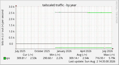 tailscale0 traffic
