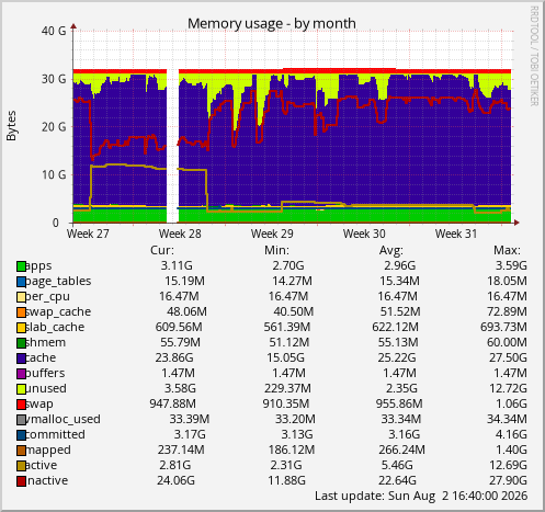 Memory usage
