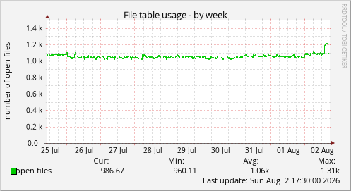 File table usage