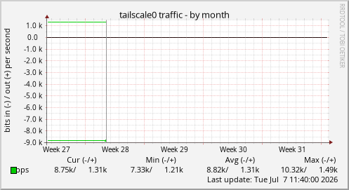 tailscale0 traffic